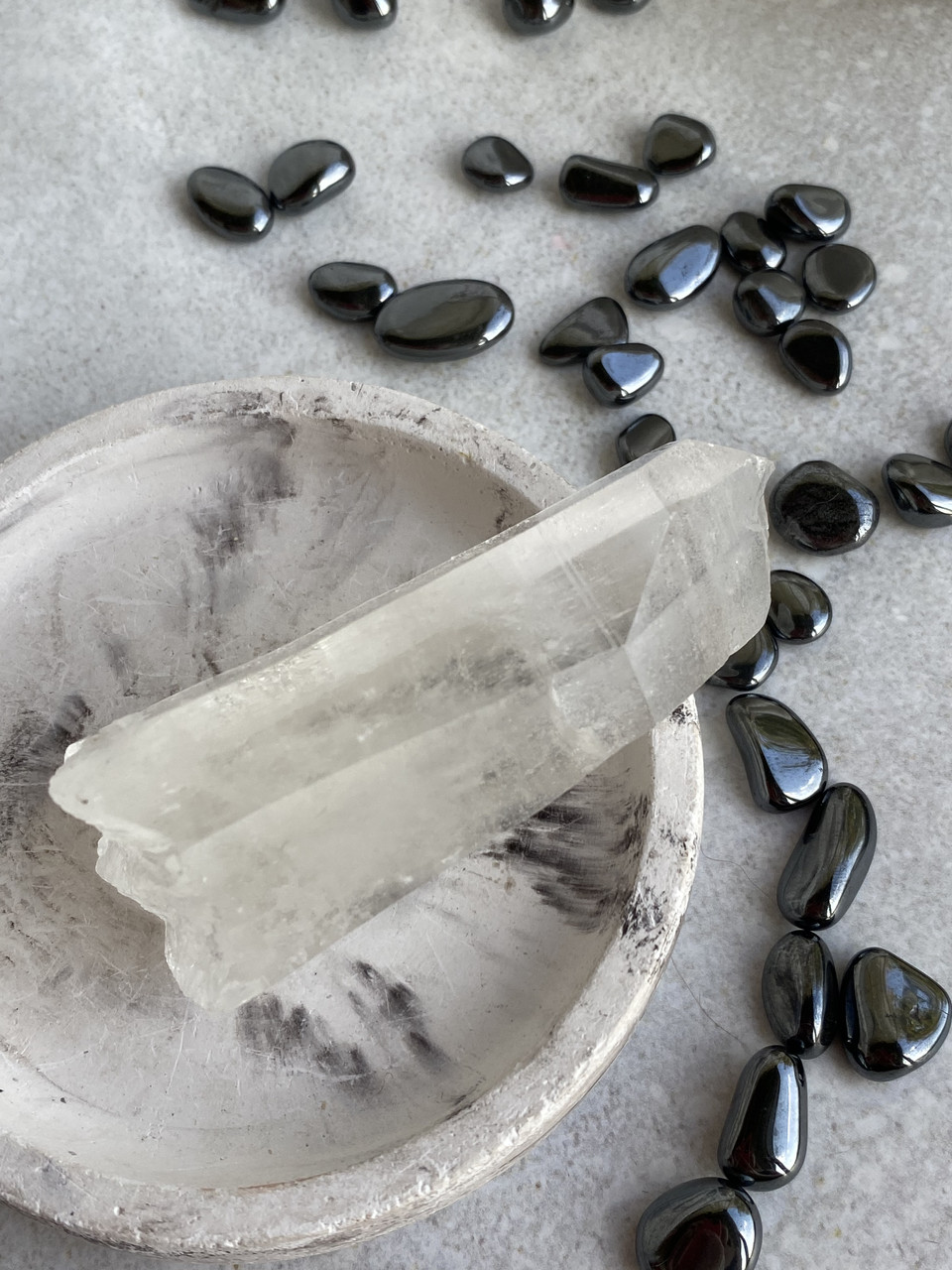 Кварц лемурський обеліск кристал кварцу камінь кварц., фото 1