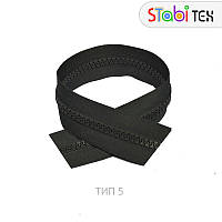 Застібка-блискавка тракторна метр. тип5 (100м) Чорний