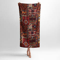 Рушник з принтом «Гуцульскі орнаменти. Патерн. Hutsul ornaments. Pattern»