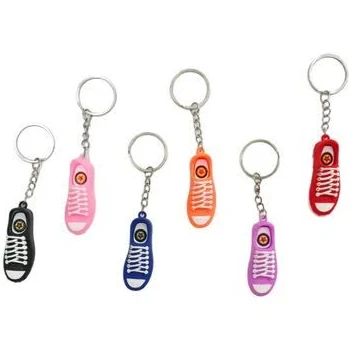 Брелок тканинний , 3х5х7 см, блискучий, "Кеди", фото 1