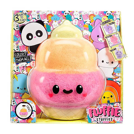 М’яка іграшка-антистрес FLUFFIE STUFFIEZ серії "Large Plush" - МОРОЗИВО, фото 1