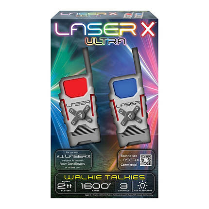 Набір іграшкових рацій - LASER X ULTRA ДЛЯ ДВОХ ГРАВЦІВ, фото 1