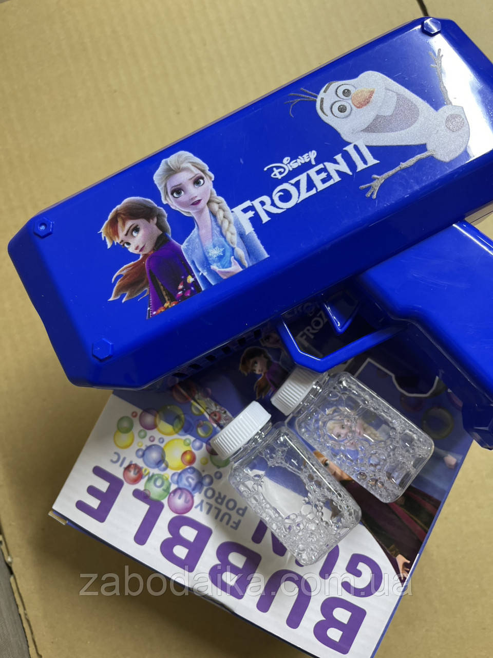 Генератор мильних бульбашок, підсвітка, автоматичне видування 889-4 холодного серця, фото 1