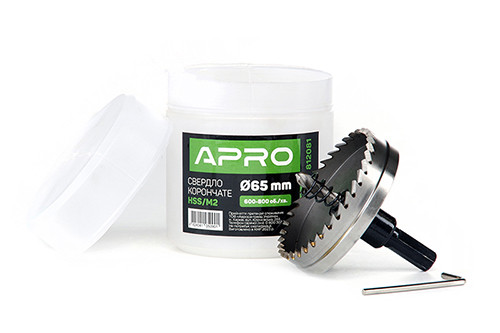 Свердло корончасте HSS/М2 Ø 65 мм APRO
