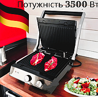Гриль електричний для професійної кухні Електрогриль притискний zepline 3500 зі знімними пластинами