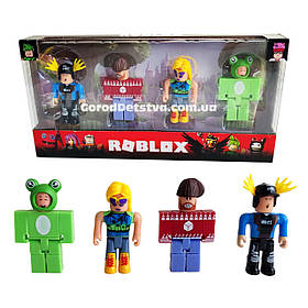 Колекційні фігурки герої Роблокс ROBLOX 4 фігурки висота 7 см рухомі кінцівки