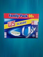 Таблетки  для посудомийних машин  W5 Classic Geeschirr-reiniger Tabs 60 шт.