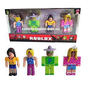 Колекційні фігурки герої Роблокс ROBLOX 4 фігурки висота 7 см рухомі кінцівки
