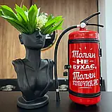 Вогнегасник бар Відкрити коли труби горять,червоний, подарунок пожежнику, подарунок до дня ДСНС, фото 10