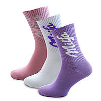 Набір жіночі шкарпетки парфумованні з принтом Milfa 3 пари 36-40 шкарпетки з приколом