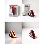 Ліхтар задній алюм. AU102 червоний 100LM, акум.500mAh, USB