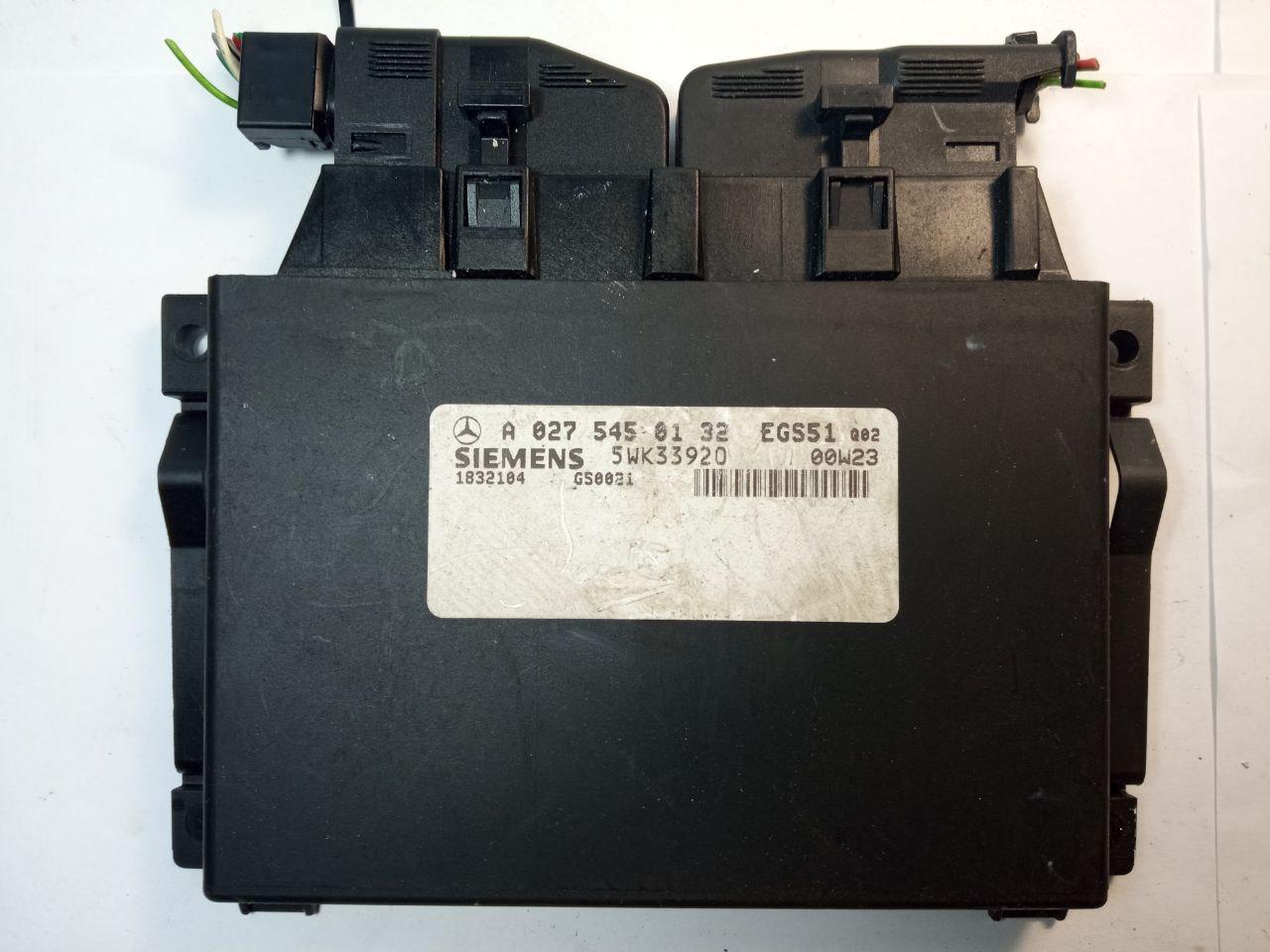 Блок керування АКПП Mercedes A027 545 01 32/ 5WK 33920 00W23