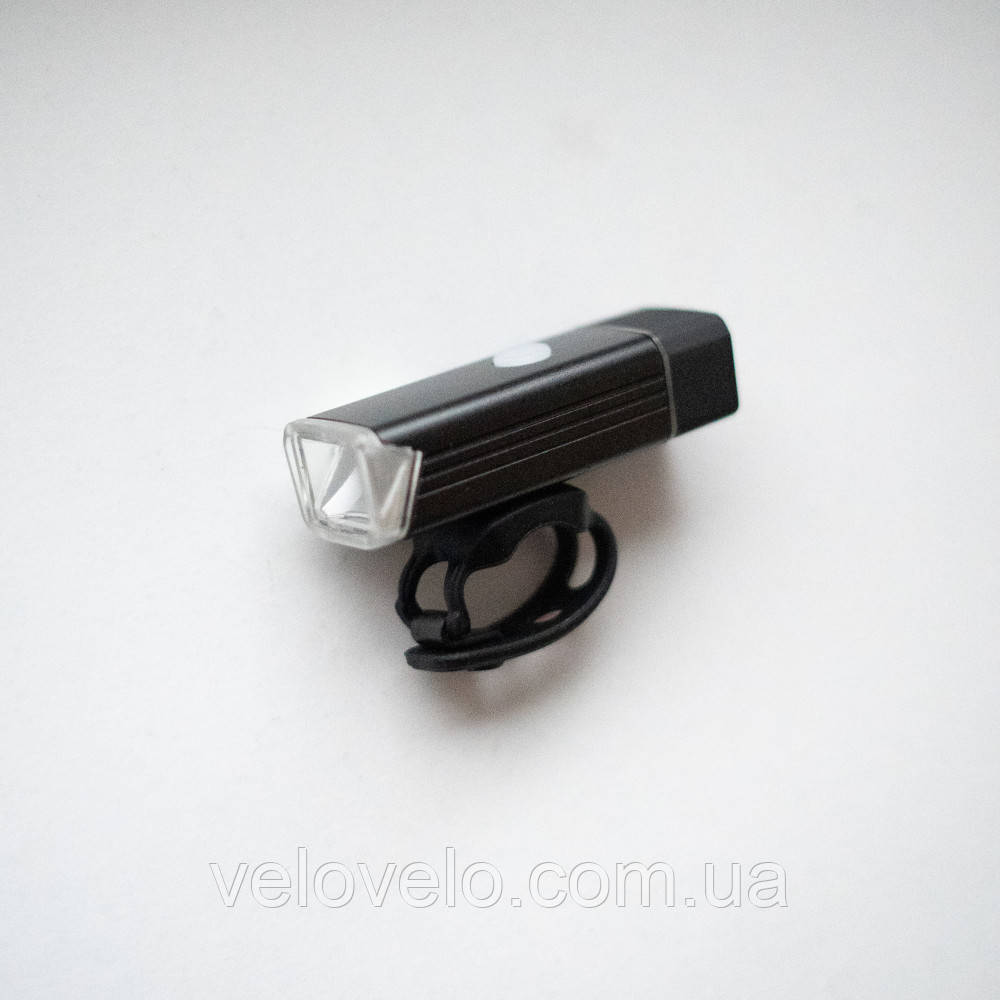 Ліхтар передній алюм. AU220 300LM, CREE XPG, акум.1000mAh, USB, фото 1