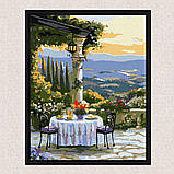 Картина за номерами Пейзаж. Романтична вечеря 30*40 см Ідейка KHO 2908, фото 4