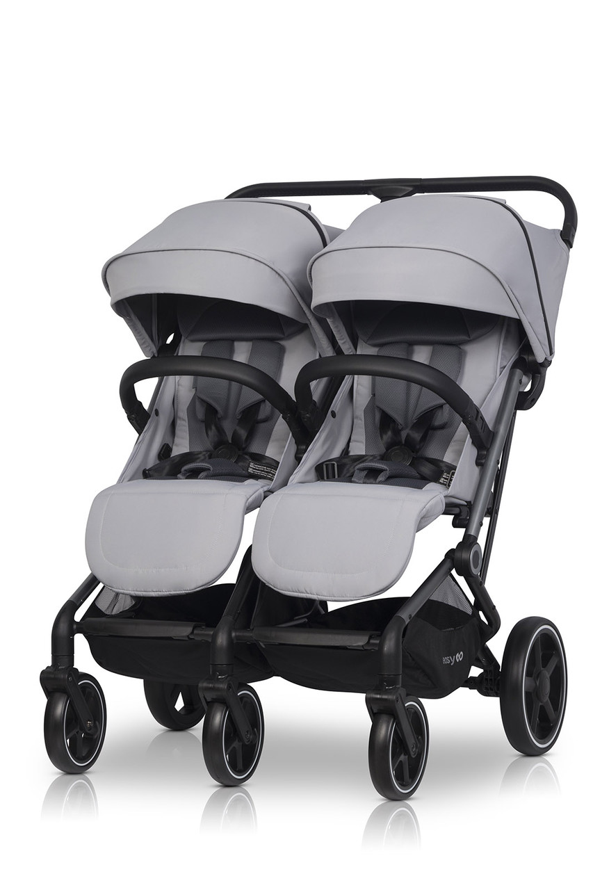 Коляска для двійнят Easy-Go Echo 2024 сірий