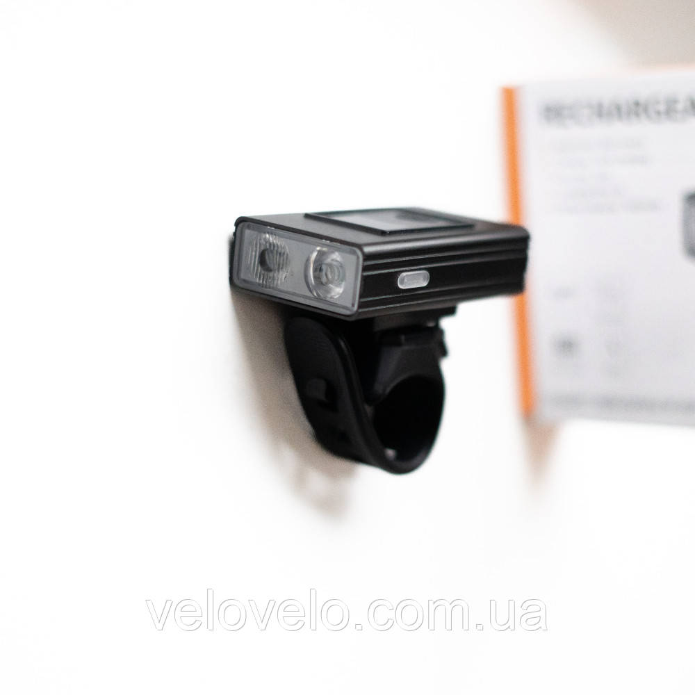 Ліхтар передній алюм. AU225 600LM, 2xT6, акум.1800mAh, USB, фото 1