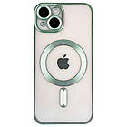 Чохол Chrome Silicone Case with MagSafe для Apple iPhone 15 Green, фото 2