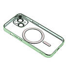 Чохол Chrome Silicone Case with MagSafe для Apple iPhone 15 Green, фото 4