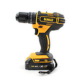 Ударний шуруповерт DeWALT DCD796 (24V, 6AH) з набором інструментів. Акумуляторний шуруповерт Деволт, фото 3