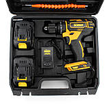 Ударний шуруповерт DeWALT DCD796 (24V, 6AH) з набором інструментів. Акумуляторний шуруповерт Деволт, фото 10