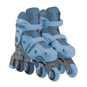 Ролики 2в1 Globber розмір 30-33 від 5 років до 60 кг, Blue