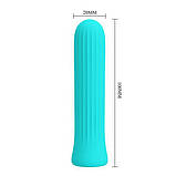 Міні-вібратор - Pretty Love Blanche Vibrator Mint, фото 2