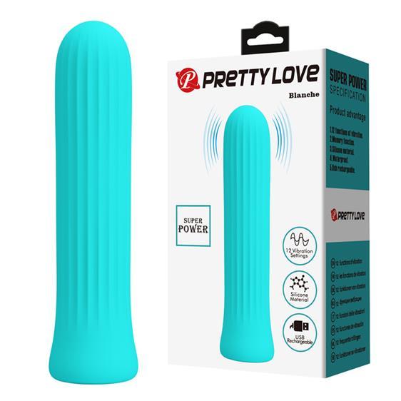 Міні-вібратор - Pretty Love Blanche Vibrator Mint, фото 1