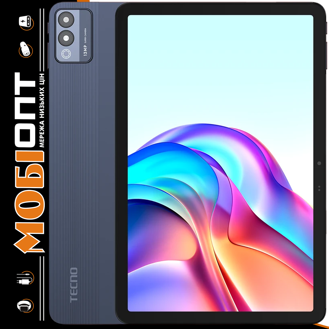 Планшет Tecno MegaPad 11 8/128GB Starfall Gray (4894947052194) UA UCRF