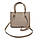 Жіноча сумка екошкіра світло-бежевий Арт.CM7398 l.beige DavidJones Французька, фото 3