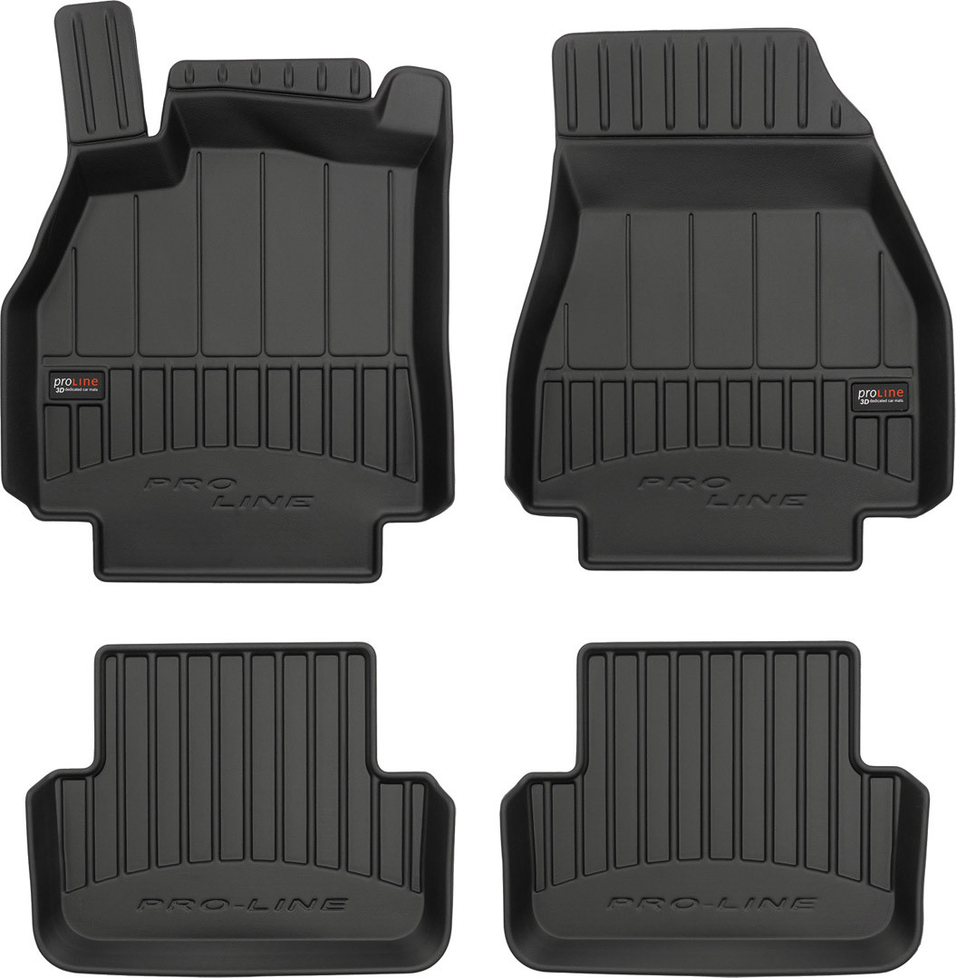 Коврики салону гумові RENAULT Megane II 2002-2008 / 3D408739, фото 1