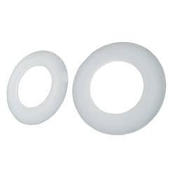 Мембрана силіконова для зливної жаби бачка унітаза 68 мм х 39 мм силікон