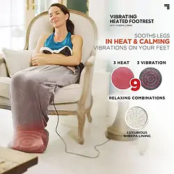 Електрична масажна ковдра з функцією обігрівання MASSAGING HEATING WRAP