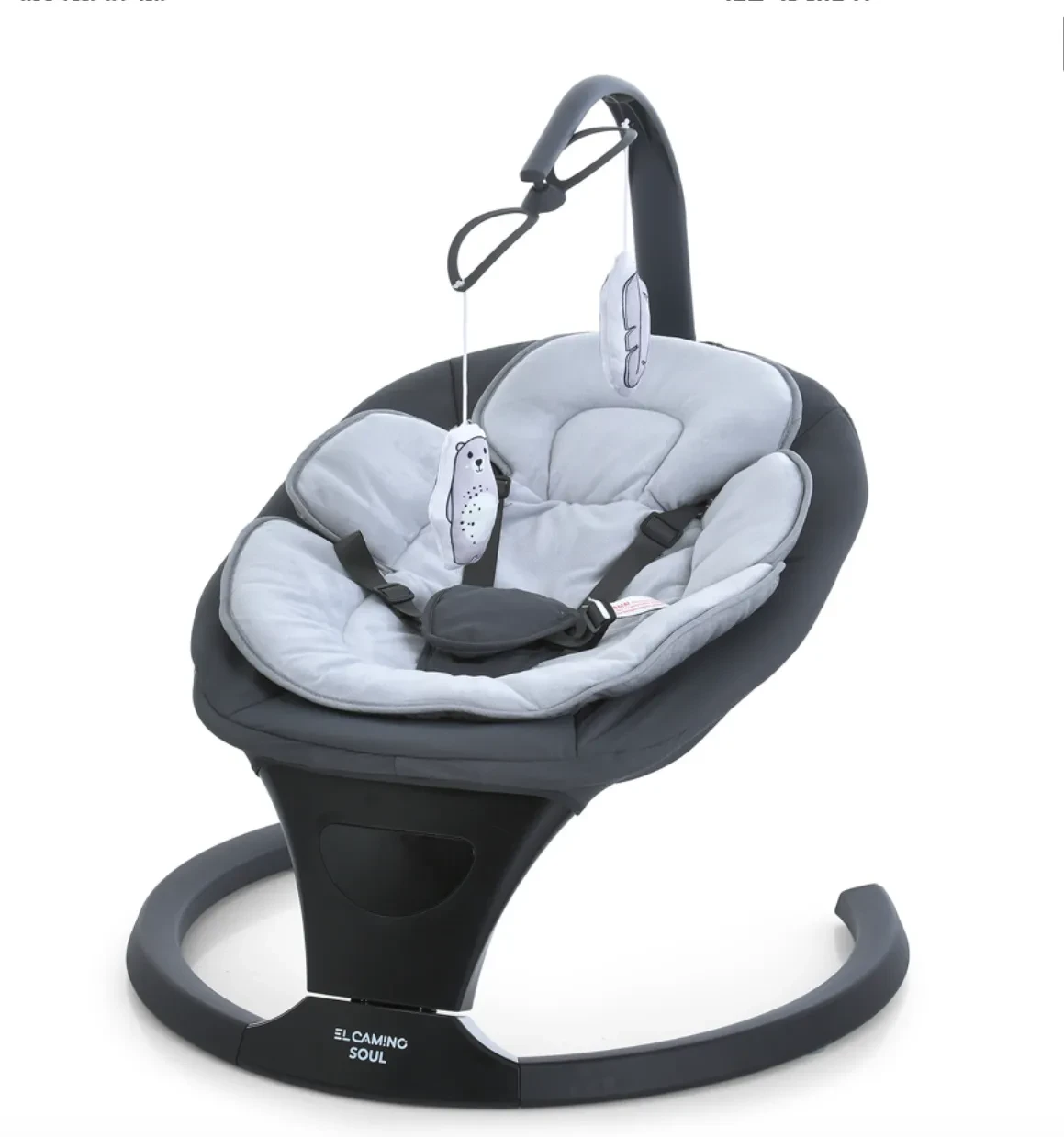 Закачуючий центр для новонароджених Soul ME 1175 Dark Gray з Bluetooth, таймером та музикой