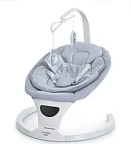 Закачуючий центр для новонароджених Soul ME 1175 Light Gray з Bluetooth, таймером та музикой