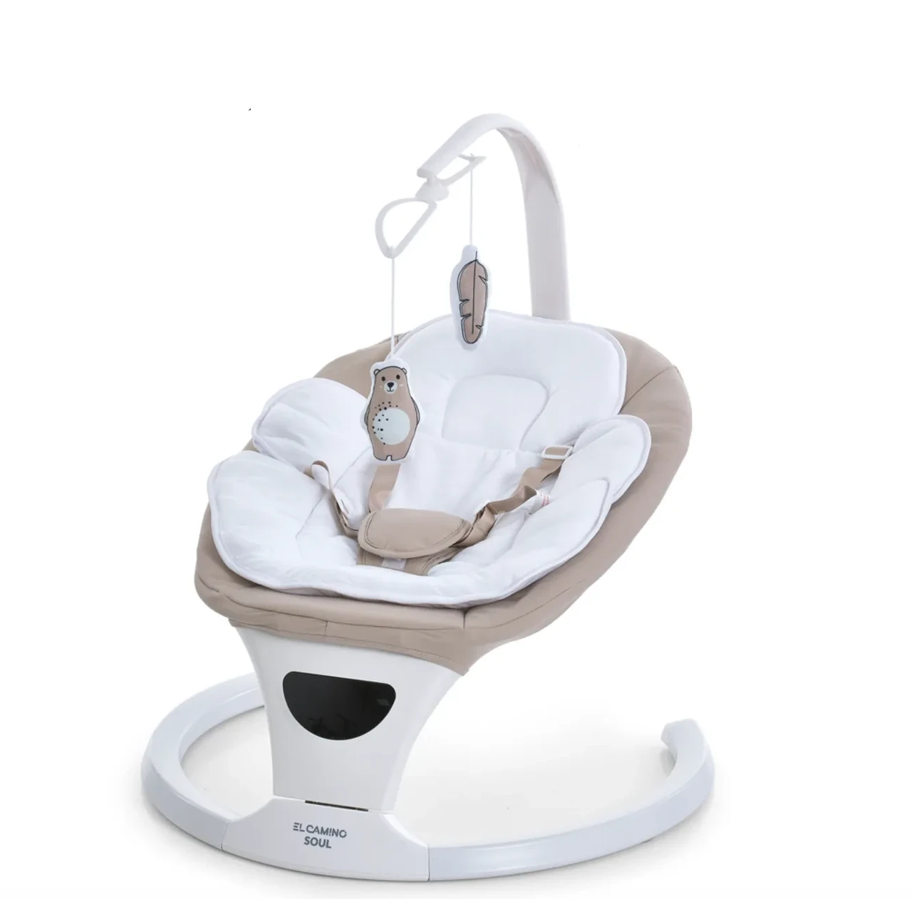 Закачуючий центр для новонароджених Soul ME 1175 Beige з Bluetooth, таймером та музикой