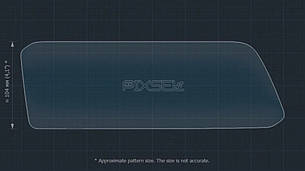 Захисне гібридне скло на монітор 13" 9H MAZDA 3 2019 - 2023