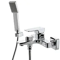 Змішувач для ванни MIXXUS PREMIUM KVADRO 009 EURO ЛАТУНЬ