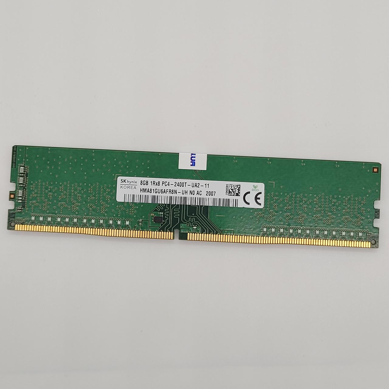 Оперативна пам'ять Hynix DDR4 8Gb 2400MHz 2400T PC4-19200U 1R8 CL17 (HMA81GU6AFR8N-UH N0 AC) Б/В