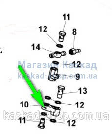 Кронштейн 2053622324 кріплення крана підкачування колеса Tatra-Phoenix,