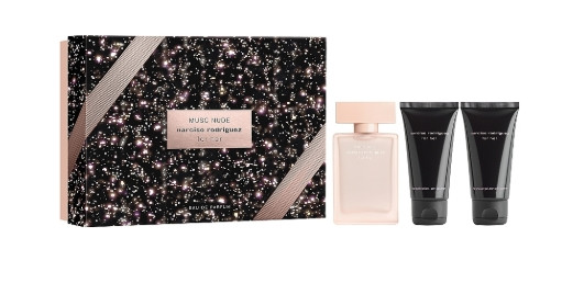 Набір Narciso Rodriguez For Her Musc Nude для жінок — set (edp/50ml + b/lot/50ml + sh/gel/50ml, фото 1