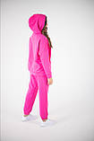 Костюм спортивний жіночий трикотаж-трнитка фуксія, фото 2