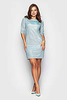 Вечірній жіноче плаття з срібним блиском