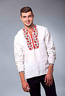 Вишиванка чоловіча з льону довгий рукав