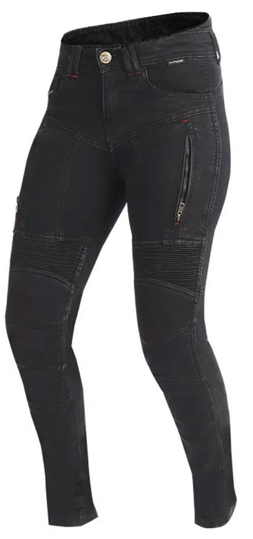 Мотоджинси жіночі Trilobite 2461 Parado monolayer AAA slim fit long чорний, 36