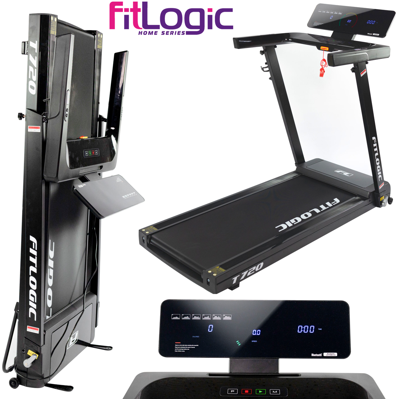 Бігова доріжка FitLogic T720. До 110 кг. Потужність двигуна: 2,25 л.