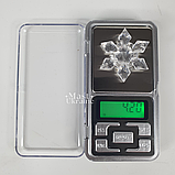 Електронні ваги з цифровим дисплеєм, ювелірні ваги до 200 г з точністю 0,01 г Сріблясті VUE-001, фото 5