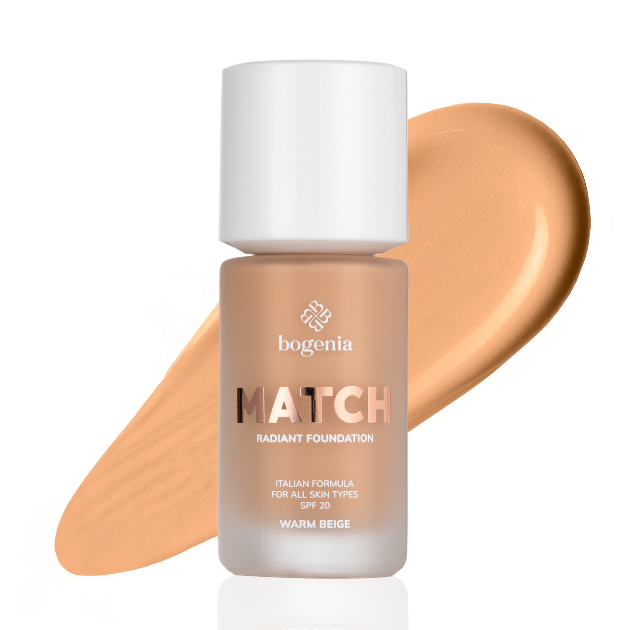 BG609 Тональний крем MATCH Foundation Bogenia №05 Warm Beige, фото 1