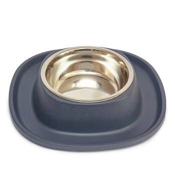 Georplast (Георпласт) Soft Touch - Миска металева з м'яким ковриком 28x28x5,5 см