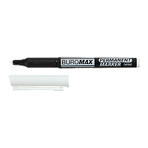 Маркер білий Buromax Permanent BM.8708 перманентний 1-2 мм