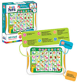 Планшет Kids Hits Весела Абетка укр та англ мови цифри кольори фігури тварини 24*17, 6*2см (KH01/003)